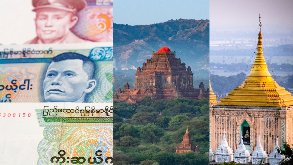 Geld abheben Burma Myanmar