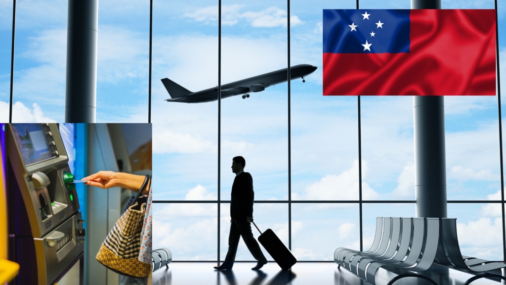 Samoa Geld abheben am Flughafen 