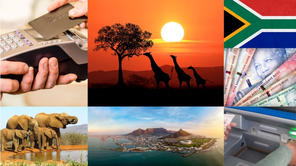 Geld abheben bezahlen Sued Afrika